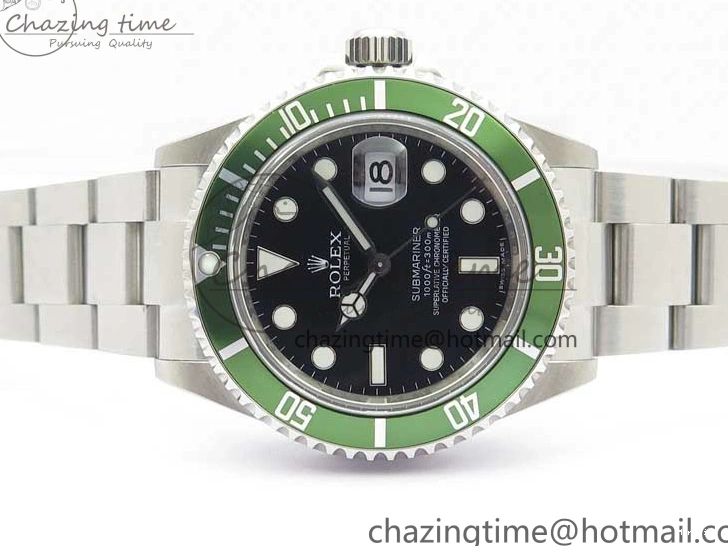 MiroTime 0502 Effortless Submariner 16610 LV Kermit Green 904L Steel ARF1:1 Best Edition on SS Bracelet SH 2577